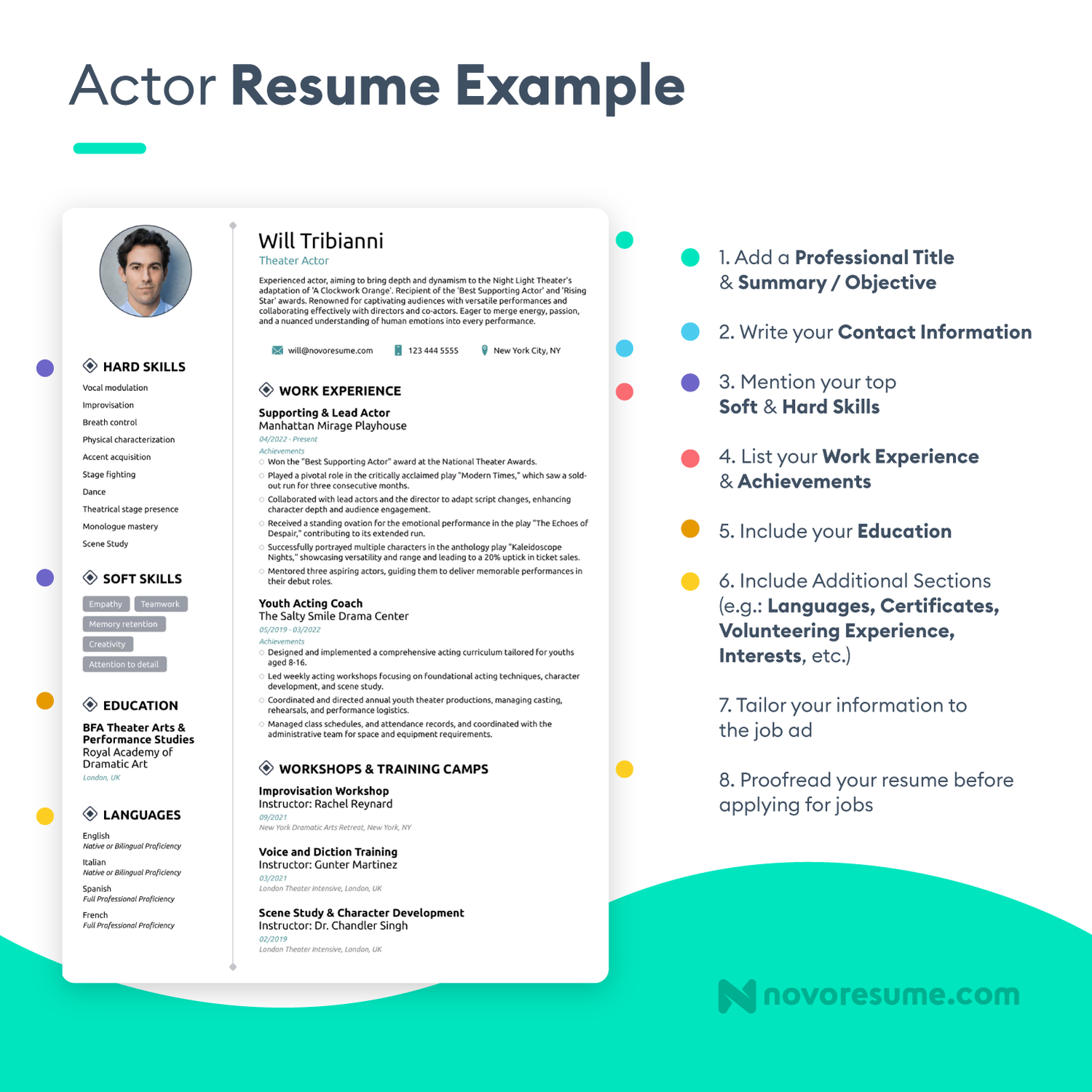 Actor Resume sample