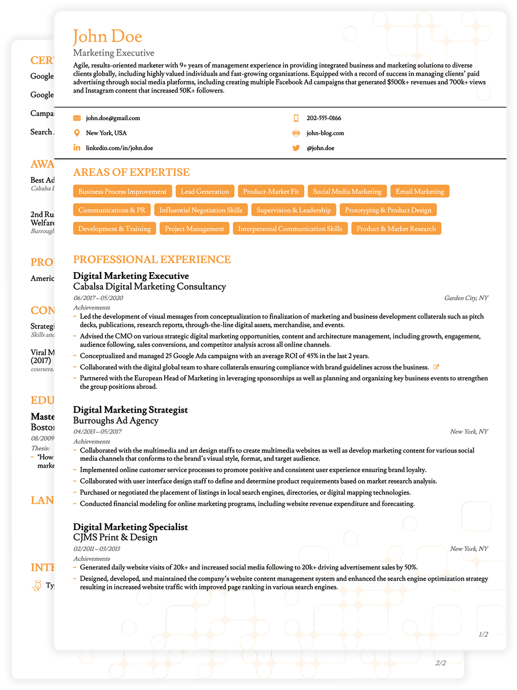 Basic CV Template