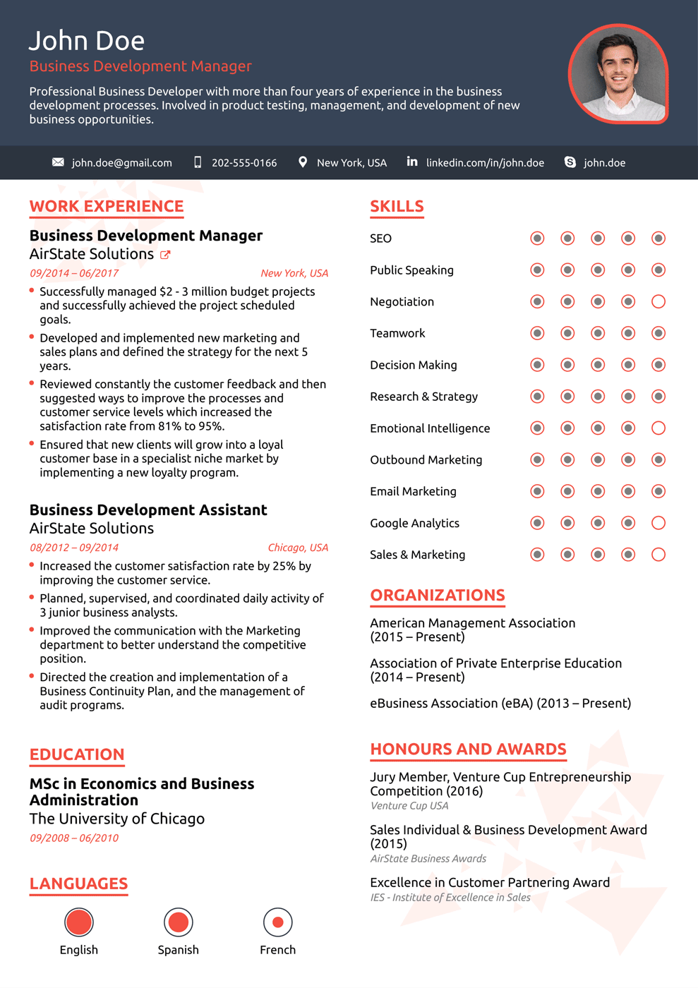 creative cv template