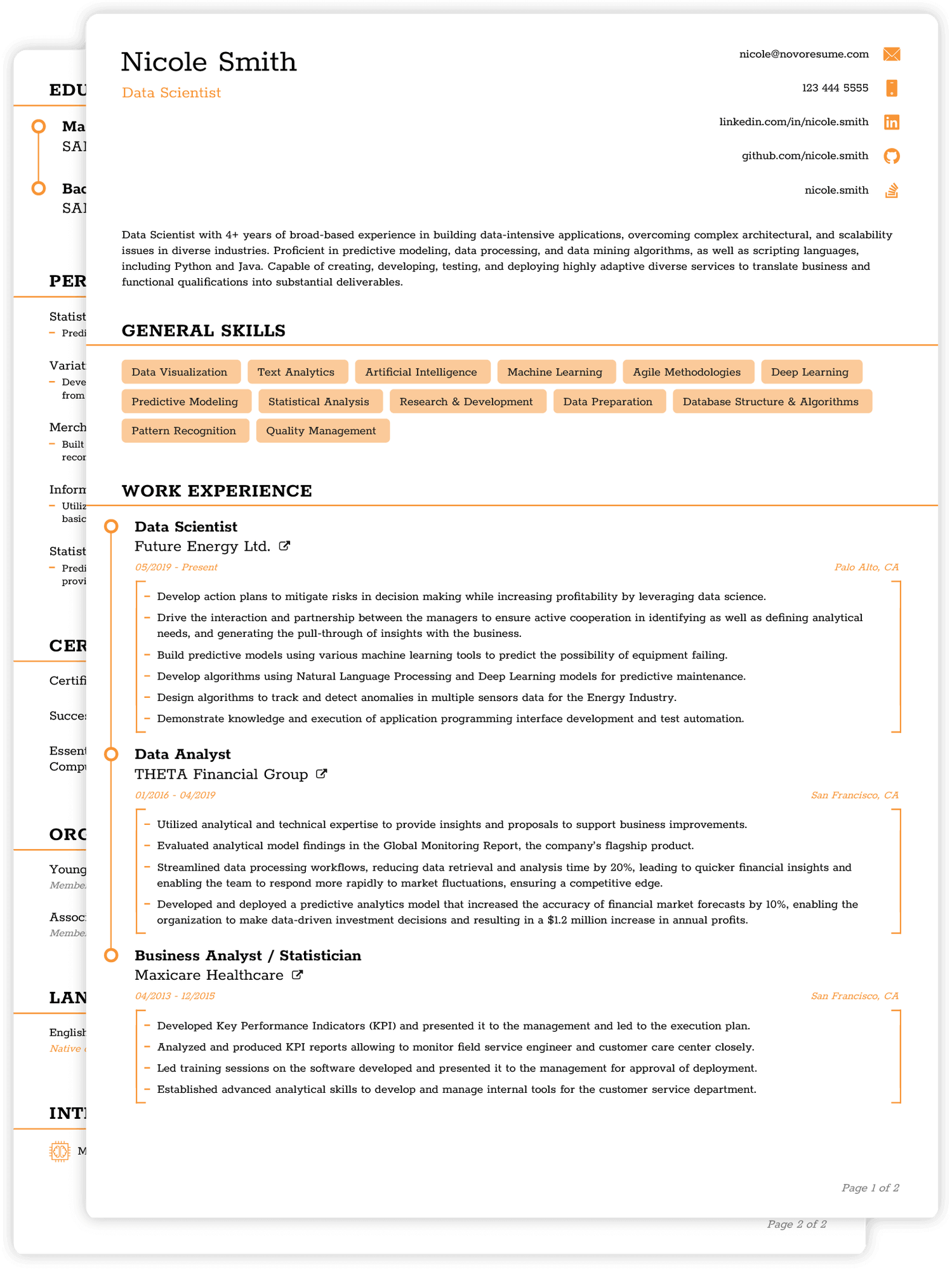 Modern CV Template