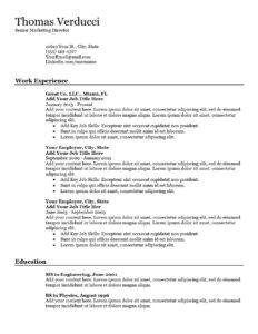 Simply Skilled Resume Template
