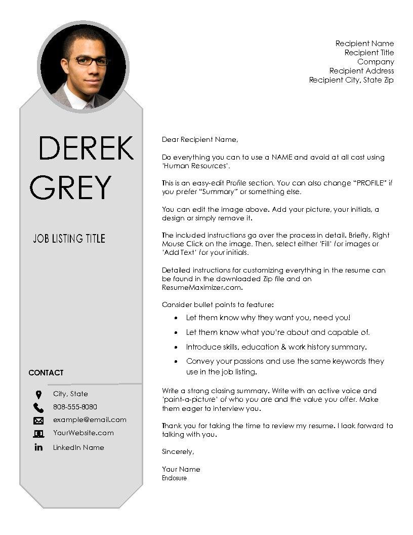 Refined Pro - Cover Letter